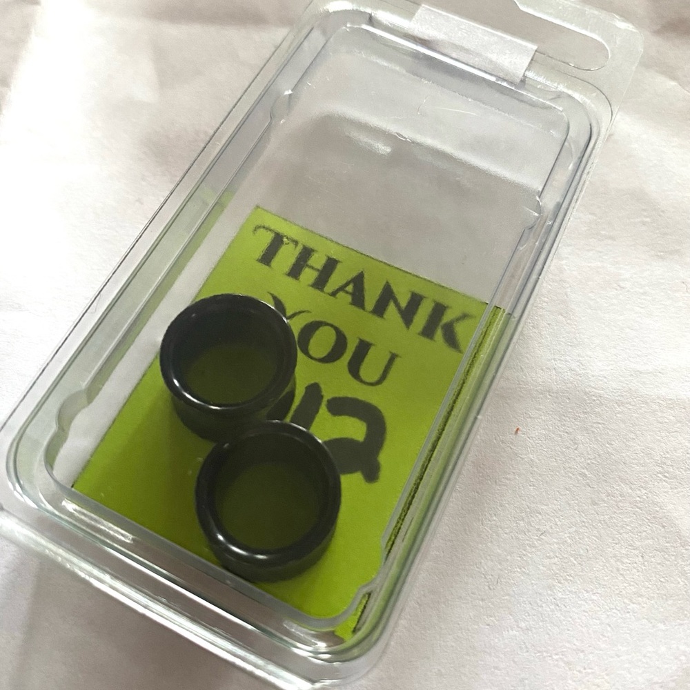NWT black acrylic tunnels